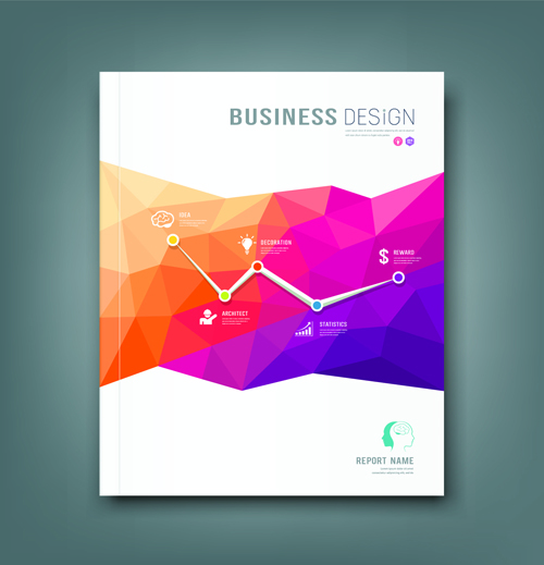 Business Cover abstrakter Design-Vektor 02 cover business abstract   