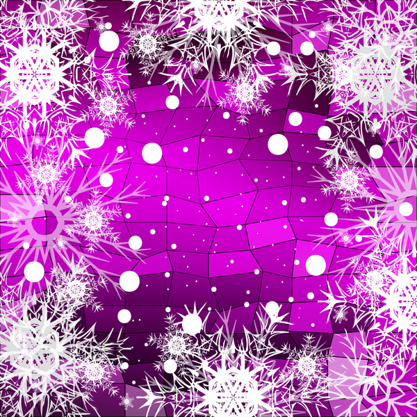 Weihnachtliche Schneeflocke mit glänzendem Polygon-Hintergrundvektor 10 Weihnachten shiny Schneeflocke polygon   