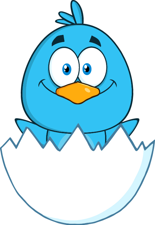 Drôle de dessin animé oiseau bleu vecteur ensemble 10 Oiseau drôle cartoon Bleu   