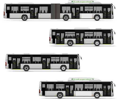 Luxus-Bus-Vektorabbildungen 02 Luxus illustration bus   