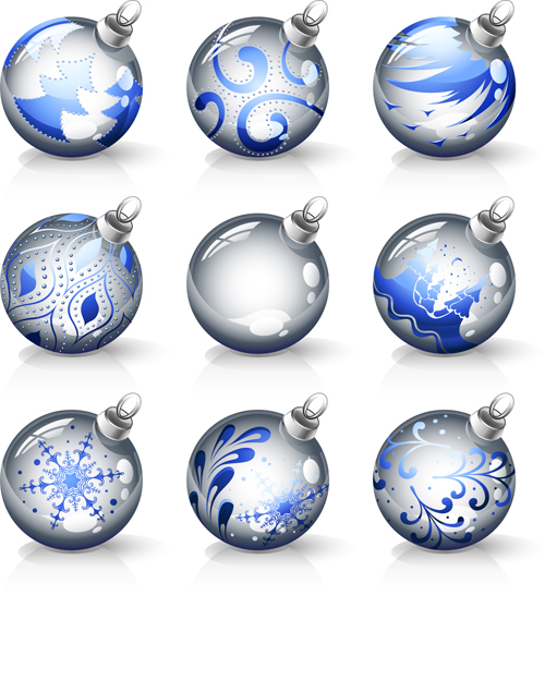 Brillant Noël boules design 03 Noël conception brillant boules   