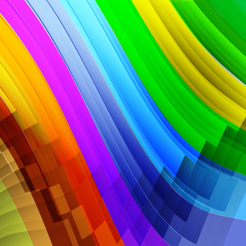 Glatte bunte Wellenart Hintergrundvektor 02 Hintergrund glatt farbig   