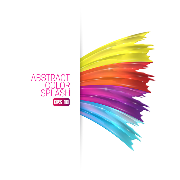 Weißer Hintergrund und abstraktes Farbspritzvektormaterial 10 weiß splash Farbe abstract   