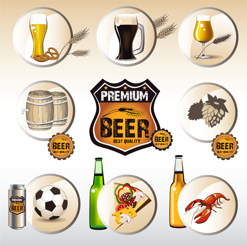 食品ラベル付きビールベクターデザイン 食品ラベル 食品 ラベル ビール   