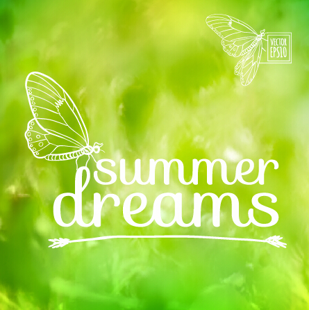Eleganter Sommerträume vector Hintergrund art 05 Vector-Hintergrund Träume Traum Sommer Hintergrund elegant   
