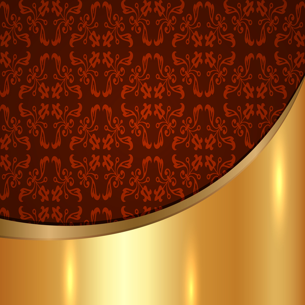 装飾パターンベクトルを Golded 金属の背景材料27 金属 装飾 パターン golded   