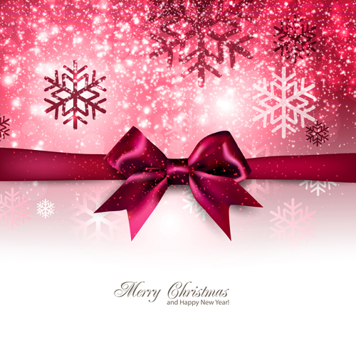 Frohes neues Jahr und Weihnachtsbogen-Geschenkkarte 04 Weihnachten new year happy Bogen   