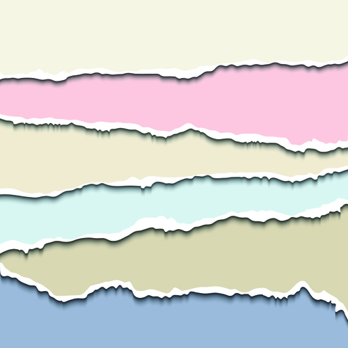 Ebenwenes zerrissenes Papiervektorhintergrund 03 Torn Papier Schichtung papier Hintergrund   