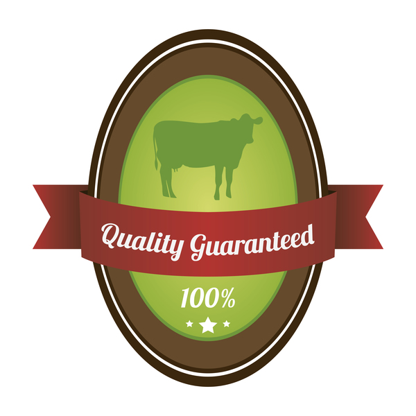 Qualité guargnteed ferme étiquettes vecteur 02 qualité labels guargnteed ferme   