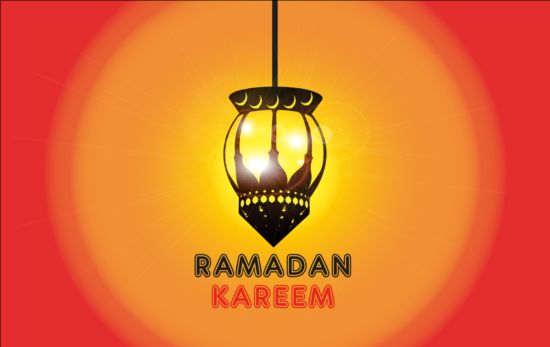 Ramadan Kareem Mubarek mit Laternen-Hintergrundvektor 08 ramadan mubarek Laterne kareem Hintergrund   