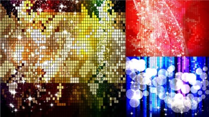 Sternenmosaik-Hintergrundvektorgrafik Sternschnuppe Mosaik Hintergrund   