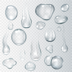 Transparentes Wassertropfen Illustrationsvektormaterial 05 water drop transparent illustration Drops   