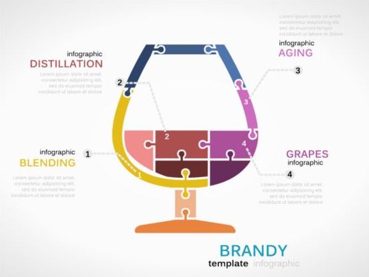 Brandy infographies modèle vecteur infographies Brandy   