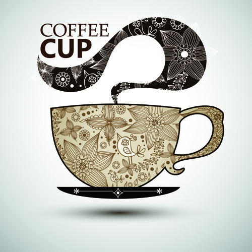 Kaffeehausmenü Cover kreative Design-Grafik 01 menu Kreativ Kaffeehaus kaffee cover   