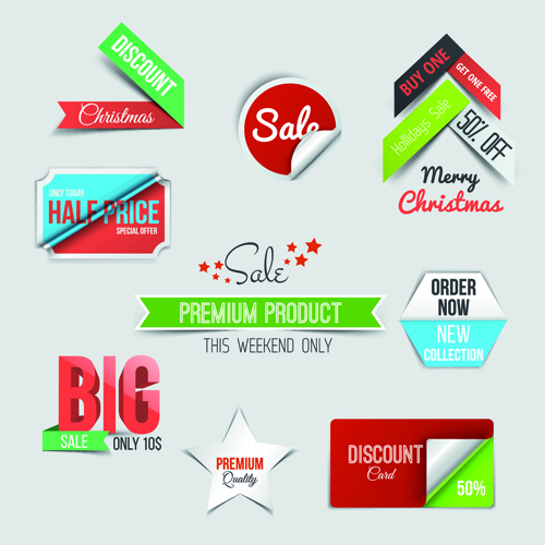 Kreativer Verkaufs-Aufkleber mit Etiketten Design 04 Verkauf sticker labels Kreativ   