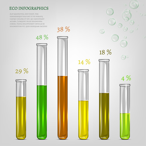 Eco Infografie-Elemente Vektorgrafik 23 Öko Infografik Grafik Elemente   