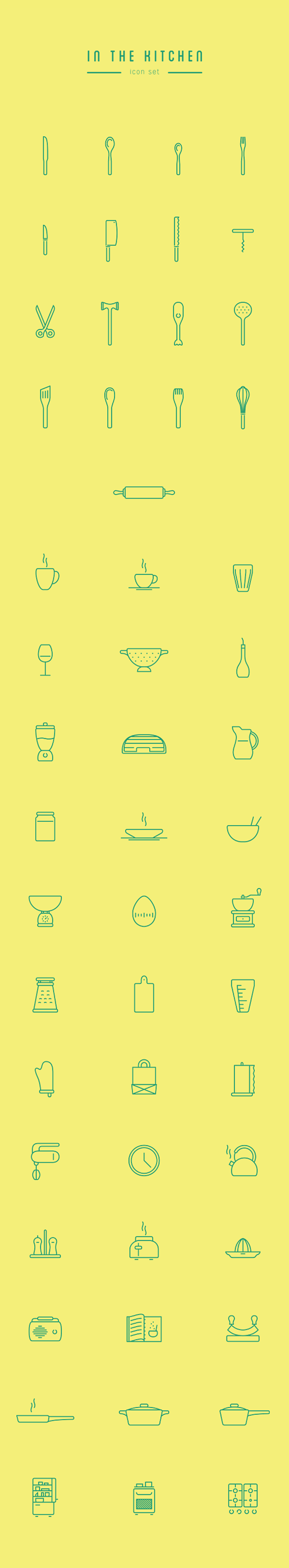 Cuisine verte coutellerie ligne icône vecteur vecteur d’icône icône Cuisine couverts   