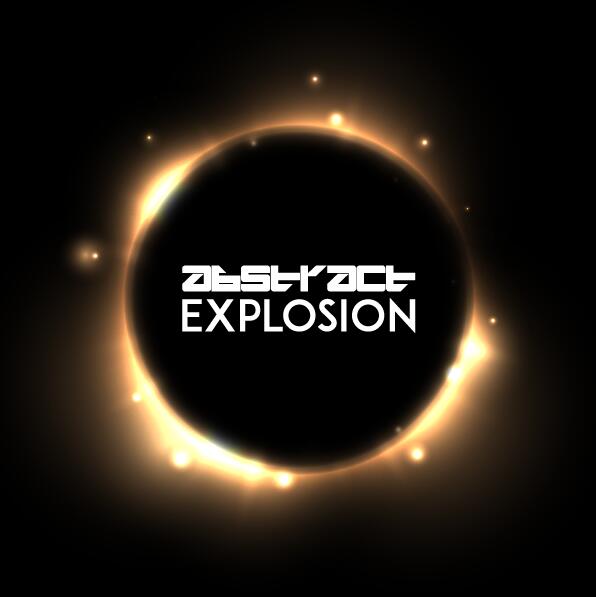 Leichter Explosionseffekt Hintergrundvektor 02 Wirkung Licht explosion   