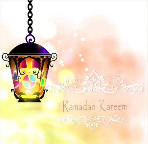 Ramadan Kareem avec beau fond de lanterne 03 ramadan lanterne kareem fond beau   