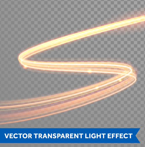 Ensemble d’illustration d’effet de lumière transparente vecteur 06 transparent lumière illustration Effet   