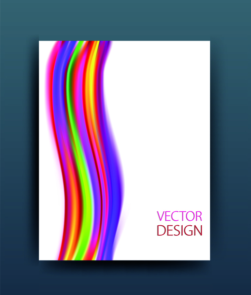 Magazine de style abstrait ou couverture de brochure vecteur 02 style magazine couverture brochure Abstrait   
