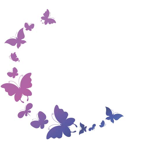 美しい蝶のデザインベクトルグラフィック03 蝶 美しい   