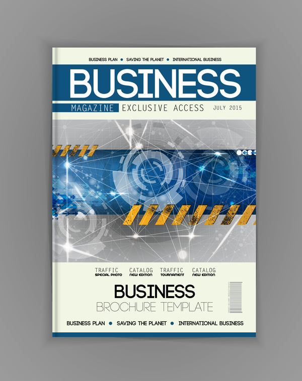 Business Brochure modèle couverture Design vecteur 08 couverture brochure Affaires   