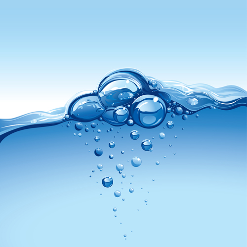 L’eau claire créatif fond vecteur art 03 l’eau créative l’eau fond Créatif   