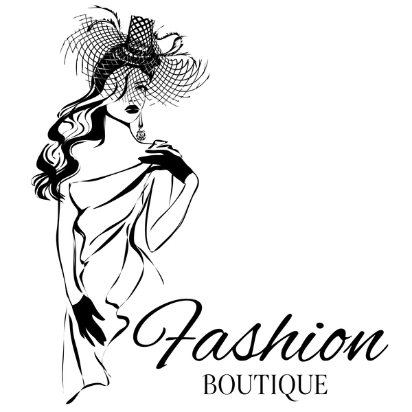 Mädchen mit Mode-Boutique-Illustration Vektor 08 mode girl boutique   