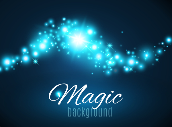 Magischer Lichtschein-Hintergrundvektor 01 magie Licht Glanz   