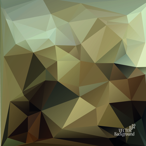 Vecteur de fond noir géométrique polygonal 03 polygonale géométrique fond sombre   