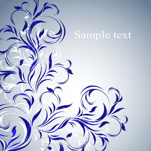 Simple motif décoratif floral vecteur fond 01 vecteur de motif motif décoratif motif fond floral   