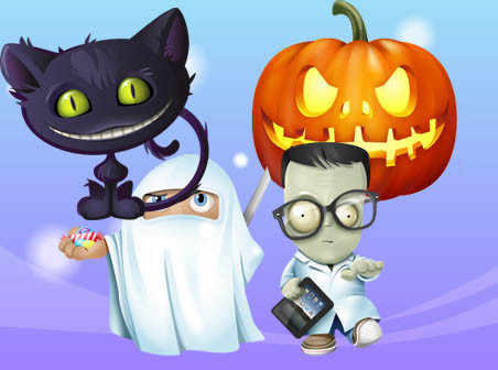 Halloween-Icon-Set set icon halloween   