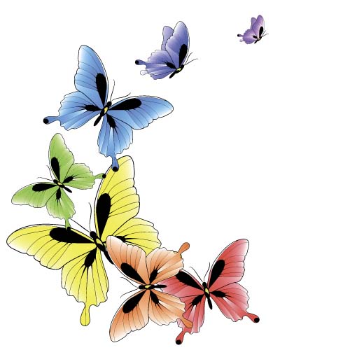 美しい蝶のデザインベクトルグラフィックス02 蝶 美しい   