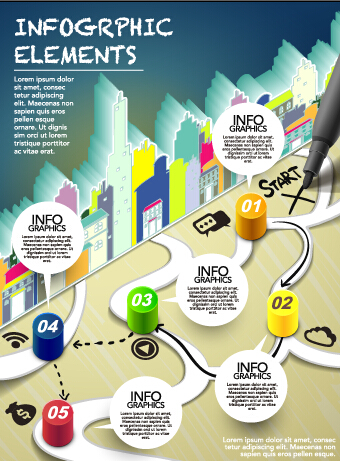 Business Infographic design créatif 1983 infographie creative business   