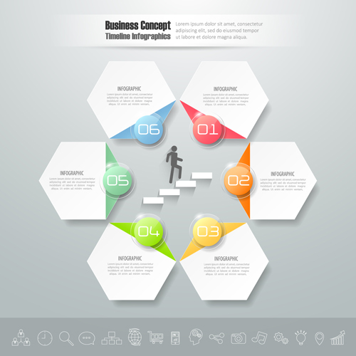 Business Infographic design créatif 4109 infographie design creative business   