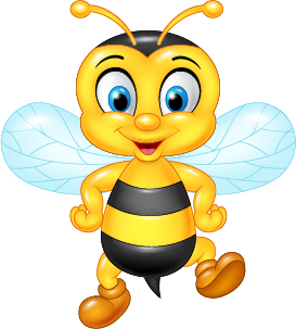 Cartoon niedlicher Bienenvektor 02 cute cartoon Biene   