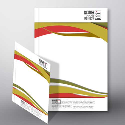Cover-Broschüre Flyer Business-Vorlagen Vektoren 06 Vorlagen flyer cover business Broschüre   