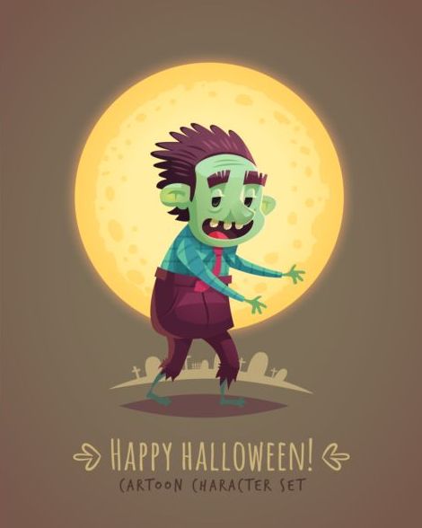 Halloween-Artoom-Charakter lustiger Vektor 14 halloween funny Charakter Artoom   