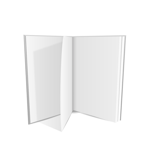 Buch blank Design Vektor 03 open Buch blank   