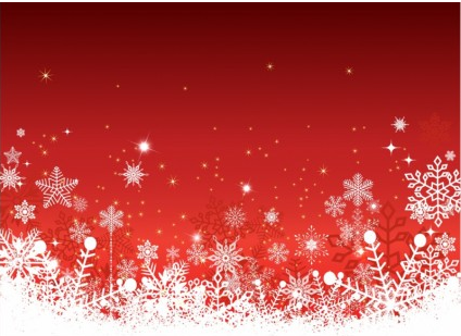 Weihnachtlicher Hintergrund mit Schneefräter Weihnachten Schnee rot   
