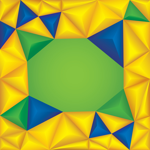 3D polygonaler Hintergrund Kunstvektor 10 polygonal Hintergrund   
