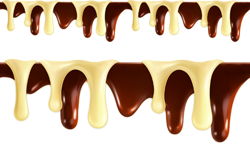 チョコレートドロップ背景デザインベクトル02 背景デザイン 背景 ドロップ チョコレート   