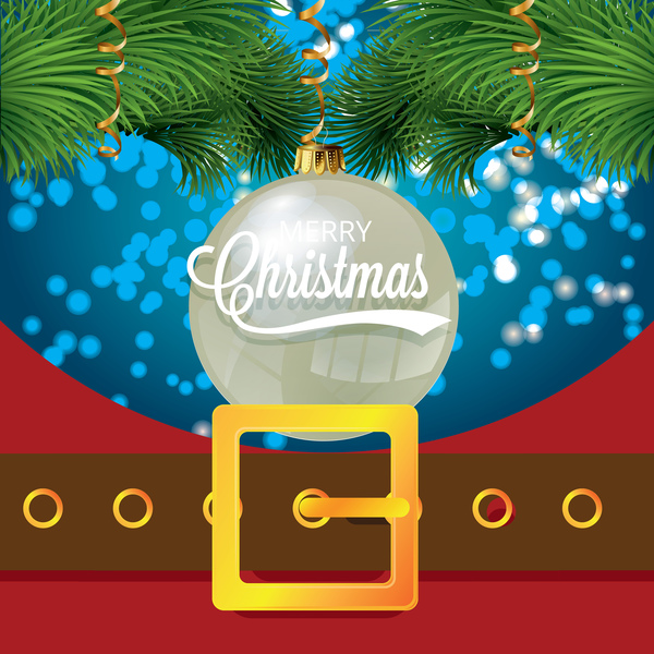 ベルトバックルベクトル05のクリスマスグリーティングカード ベルト バックル クリスマス グリーティング カード   