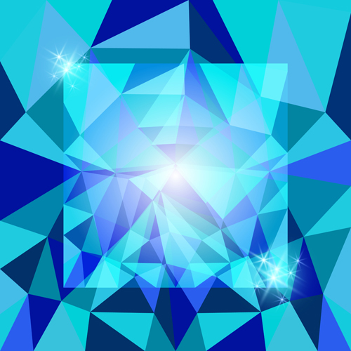 Diamond geometrische Formen Hintergrundvektor 01 Hintergrund geometrische Form Diamant   