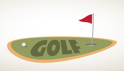 Golf-Platz Hintergrund-Vektoren Hintergrund Golfplatz golf   