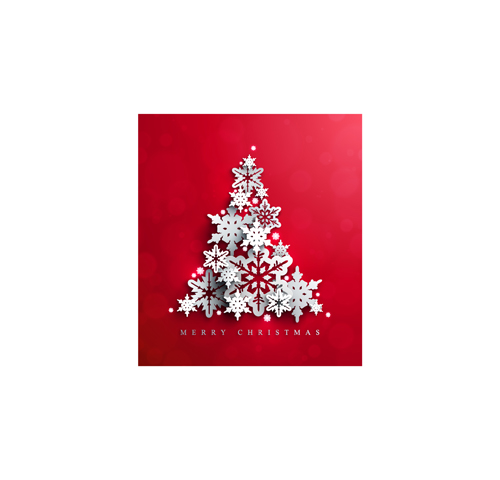Schneewittchenbaum mit rotem Hintergrundvektor Weihnachtsmann Weihnachtsbaum roter Hintergrund Hintergrundvektor Hintergrund   