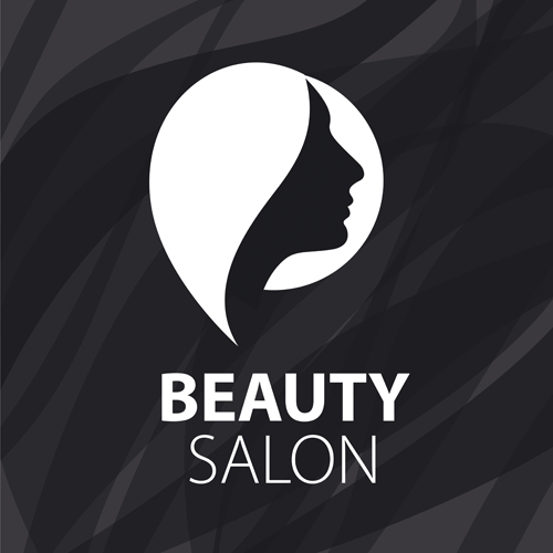 Tête de femme avec le logo de salon de beauté Vector 03 tête salon de beauté salon logos femme beauté   