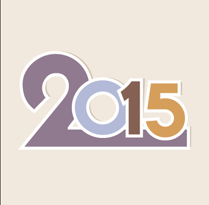 2015新年のテーマベクトル材料01 材料 新年 テーマ 2015   