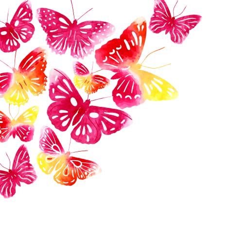 美しい蝶のデザインベクトルグラフィックス01 蝶 美しい   